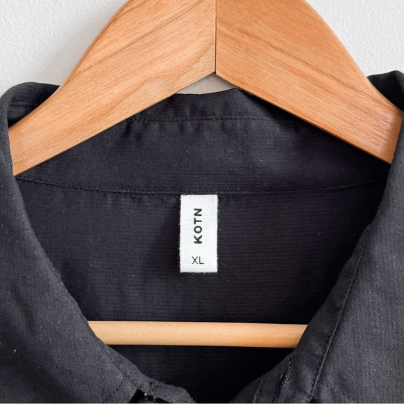 🏷️ SOLD • KOTN • Sahara Shirt in Black • XL - Picture 4 of 15
